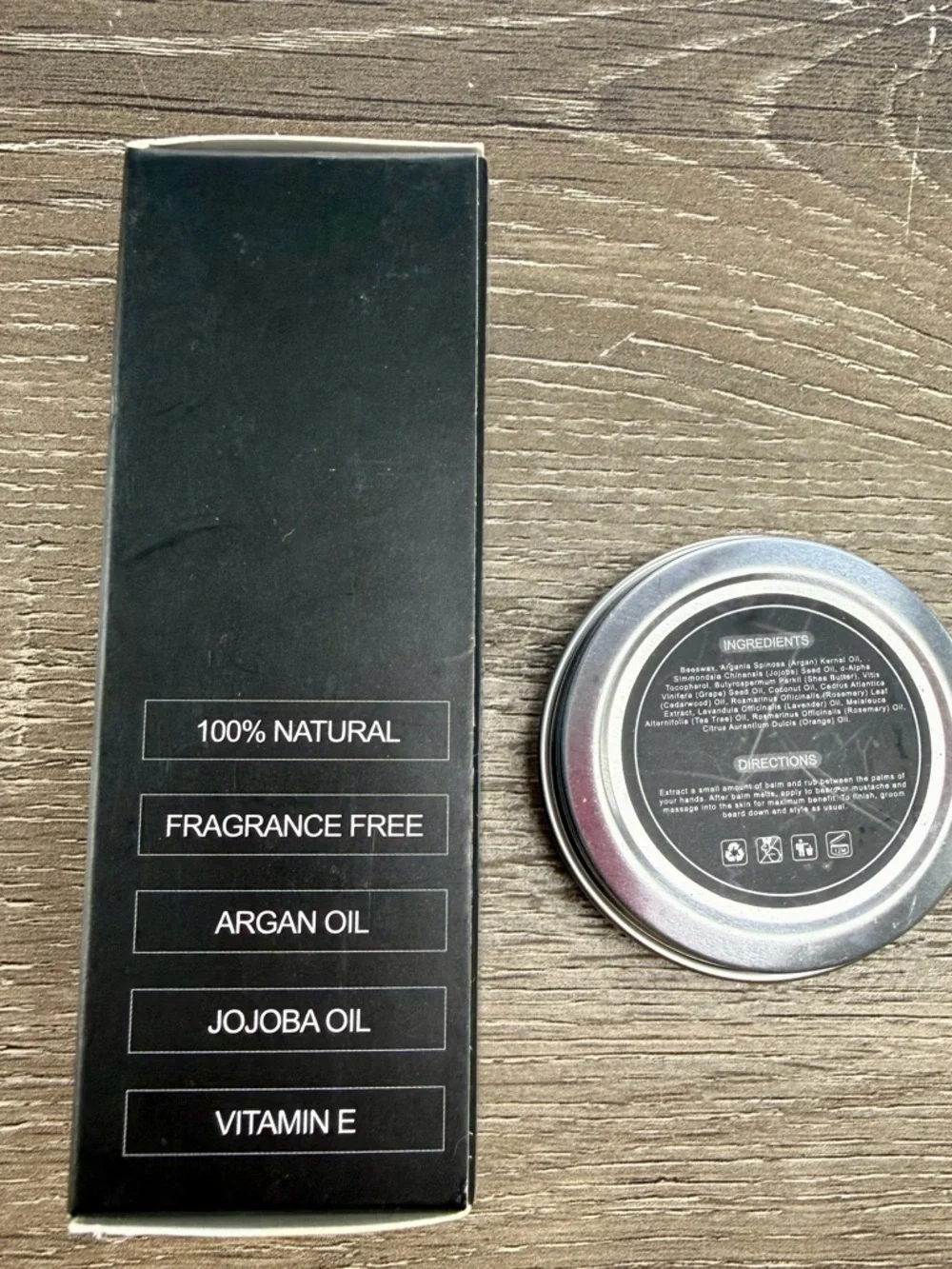 Male God Beard Grooming Set 100% Natural Growth Oil & Balm - Fragrance-Free 30ml
